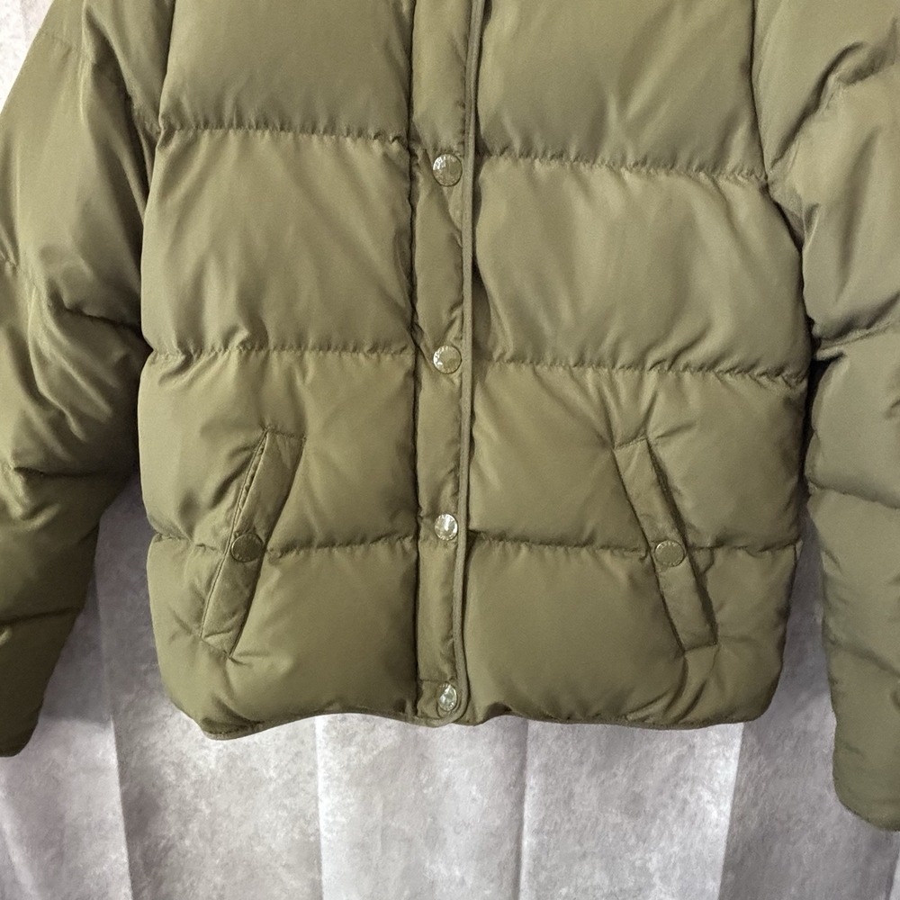 J Crew 70% Down / Remainder Waterfowl Feathers Puffer Jacket Womens Small - Picture 4 of 7